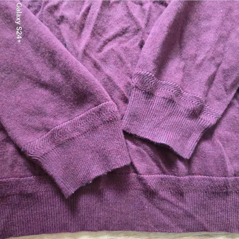 BERRAGAMO Elegant Maroon Turtleneck Sweater for Men